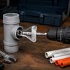 Инструмент для извлечения сломанных труб из резьбовых соединений клапанов для труб 1/2, 3/4 и 1 дюйма, закаленная сталь, удалитель поврежденных, стойких резьбовых остатков, с шестигранным хвостовиком 1/4, для душа