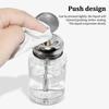 80ML Anti-Corrosion Manual Pump Dispensing Bottle. Press-Type Glass Alcohol Bottle