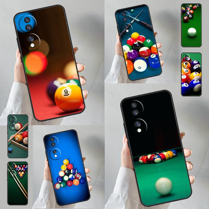 Спортивный бильярд Чехол для телефона для Honor X8b X9b X8 X9 X6a X7a X8a X9a Honor Magic 6 Pro 5 Lite 50 70 90 Чехол