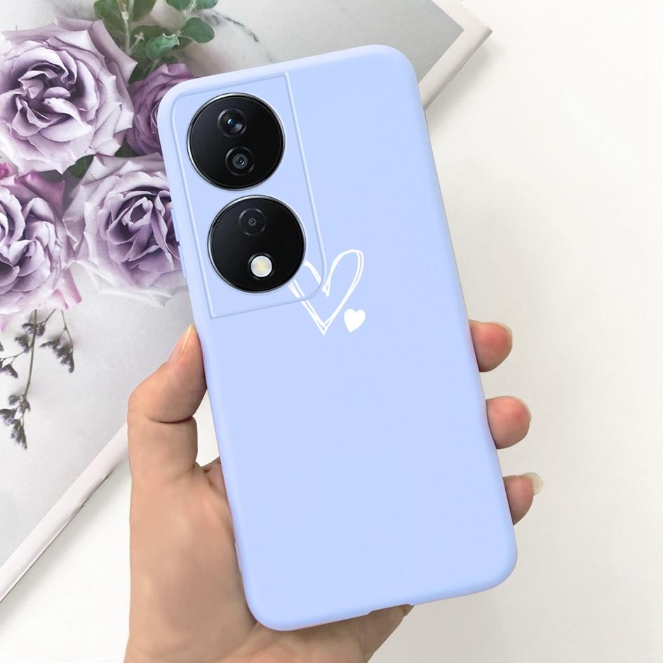 For Honor X7b Case CLK-LX1 CLK-LX2 CLK-LX3 Protective Cover Cute Astronaut Daisy Soft Silicone Funda For HonorX7b X 7B 5G Bumper