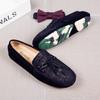 Горячая Распродажа Бренд Мужские Лоферы Натуральная Кожа Замша Мужская Повседневная Обувь Мокасины Слипоны Туфли-лодочки Кисточки Вождение Балетки
