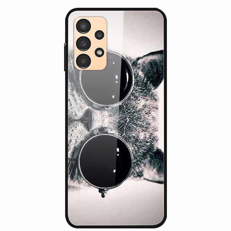 Чехол для Samsung A53 5G 2022 Мраморное Закаленное Стекло Жесткая Задняя Крышка для Samsung Galaxy A33 A73 5G Чехлы для Телефона Защитные Fundas