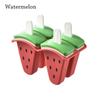Frozen Homemade Juice Milk Ice Cream Mold With Cover Ice Popsicle Mould Watermelon Shape