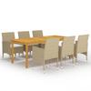 Day and Night - Day and Night Beige 7-Piece Garden Dining Set