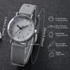 Xiaomi 2PCS/Set Fashion Arabic Dial Women Watches Casual Silicone Band Quartz Wristwatch Heart Bracelet Set Reloj Mujer (Without Box)