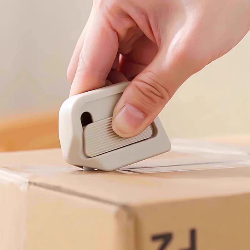 2026 New Magnetic Box Cutter - Retractable Utility Knife with Ceramic Blade, Suitable for Kids, Home and Office Use, Cardboard C