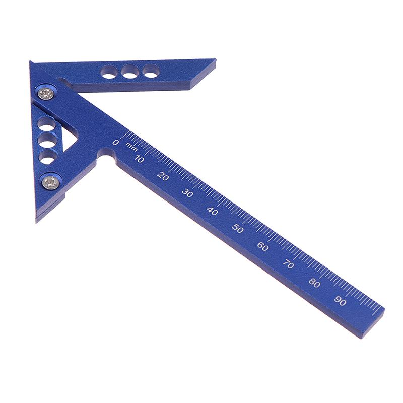Угловая линейка-упор из алюминиевого сплава, треугольная стрелка 45 градусов, линейка для позиционирования под прямым углом, угловая линейка 90 градусов