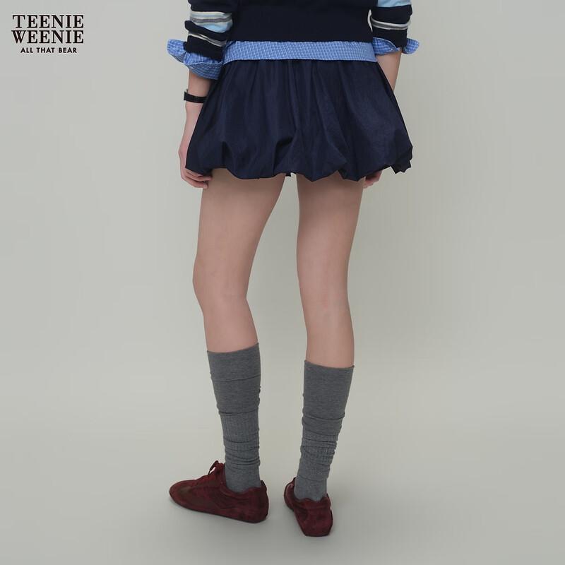 Teenie Weenie Женская короткая юбка-трапеция с буквой А и изображением медведя