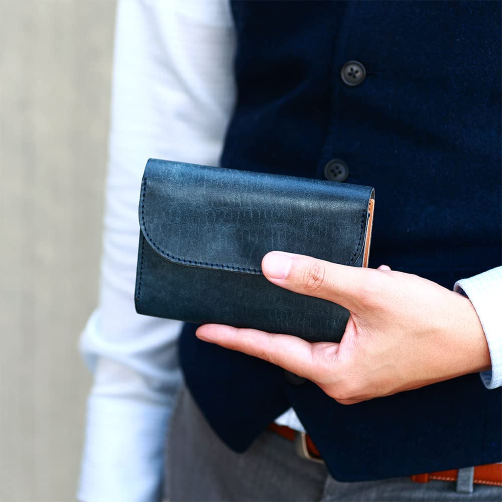 Кошелек-портмоне AGILITY affa "Calm" складной, компактный, маленький и среднего размера, мужской и женский, кожаный