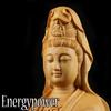 EnergyPower Wood Carving Kannon Bodhisattva Statue, Finely Crafted, High-Grade, Made from Natural Boxwood, Buddhist Art, Boxwood, Kannon Bodhisattva,