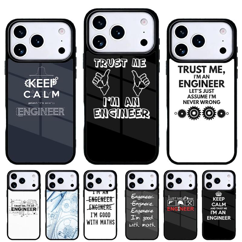 Я Инженер Я Хорош в Математике мягкий Чехол для Телефона для iPhone 17 16 15 14 13 Pro Max Задняя Крышка для 12 11 Pro Coque