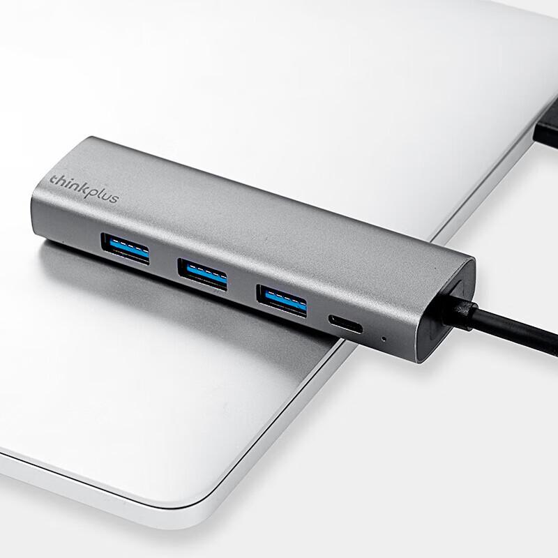 Lenovo USB-A к Gigabit Ethernet и 3-портовый USB 3.0 концентратор