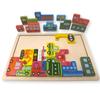 Wooden Montessori Puzzle, Animal Puzzle, Vehicle Puzzle, Brain Training Educational Toy (Vehicles)