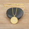 Nidin New Hot Sale 12 Constellation Drop Pendant Necklace Gold Plated Jewelry Collar Clavicle Choker Birthday Gift for Women Men