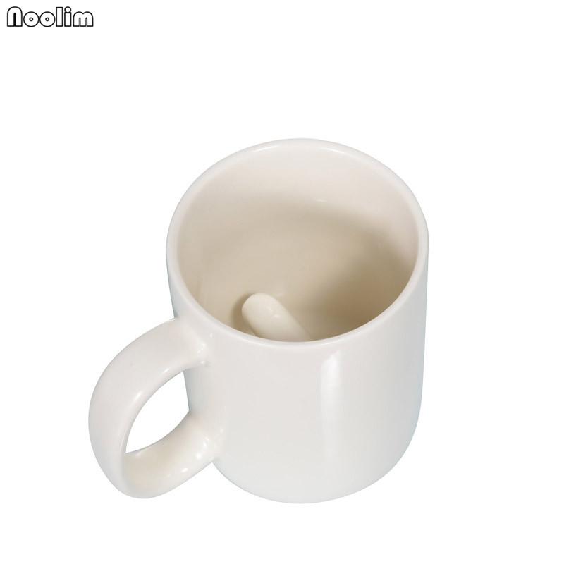 Funny Middle Finger Coffee Mug – Novelty Gift for Friends & Office