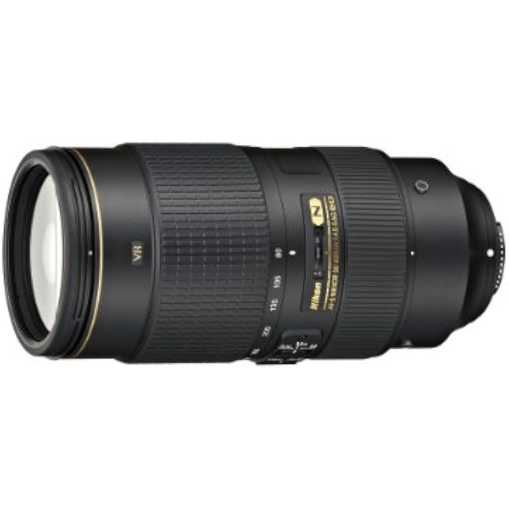 Nikon telephoto zoom lens AF-S NIKKOR 80-400mm f/4.5-5.6g ED VR full size compatible