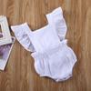 Fashion Newborn Infant Baby Girl Lace Ruffles Out Romper Jumpsuit Sunsuit Outfit Clothes