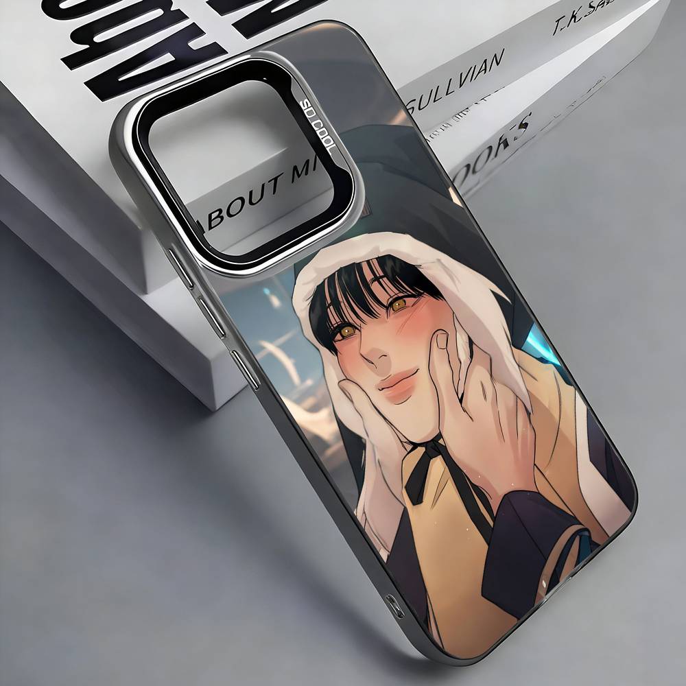 Чехол для телефона Nakyum Seungho Painter of the Night Для iPhone 17,16,15,14,13,12,11 Plus,Pro Max, Цветной Серебряный Чехол для телефона
