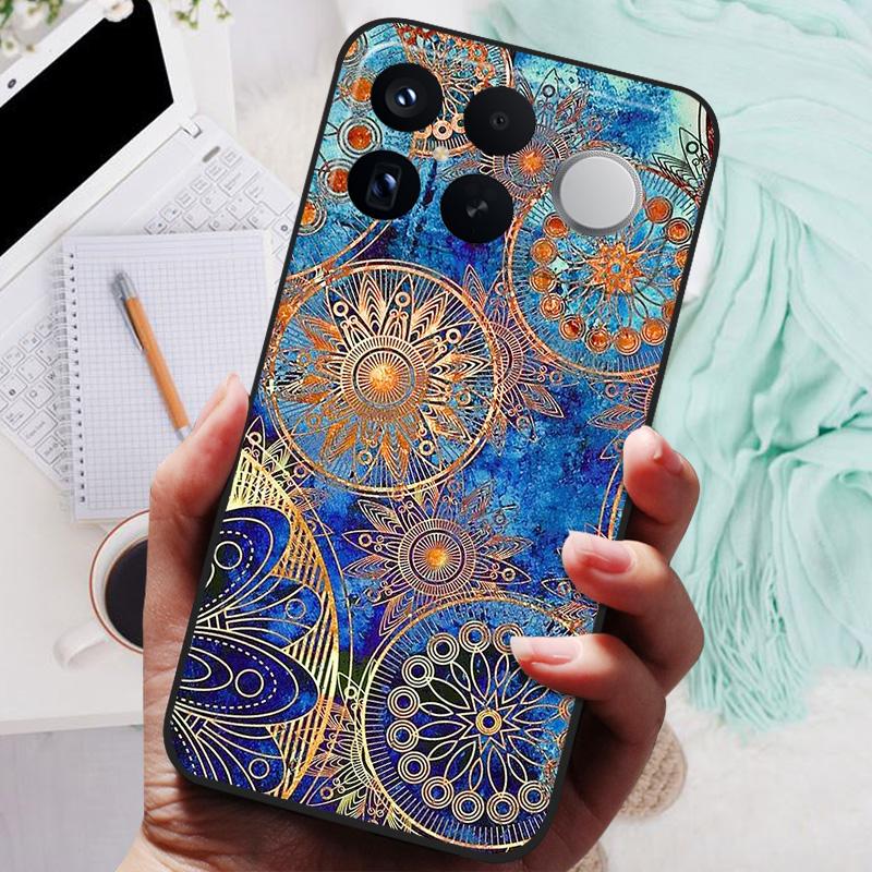 Для Xiaomi Redmi K90 Pro Max Чехол НОВЫЙ ТПУ Силиконовый Противоударный Чехол для телефона с котом Для Redmi K90 Pro Max Funda Печать Мягкий Чехол