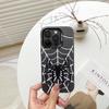 Черный крутой паук подходит для чехла для мобильного телефона iphone17 Apple 15promax Европейский и американский стиль 14promax/13pro16