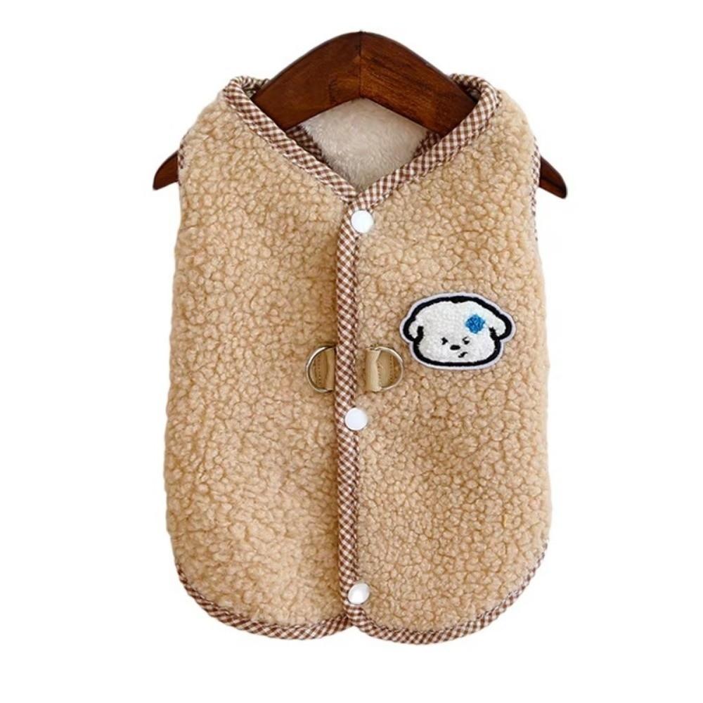 Soft Winter Dog Clothes Thicken Dog Costume Stylish Puppy Vest Small Medium Dogs