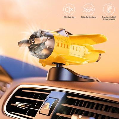 Солнечные 360 Вращающиеся Автомобильные Авиационные Украшения для Центральной Консоли, Питающиеся от Солнца Авиационные Украшения для Аксессуаров Внутреннего Декора