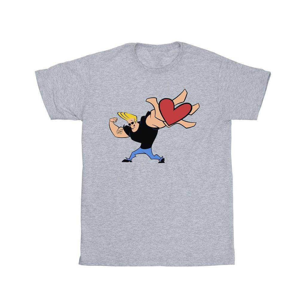 Мужская футболка Johnny Bravo Heart Present