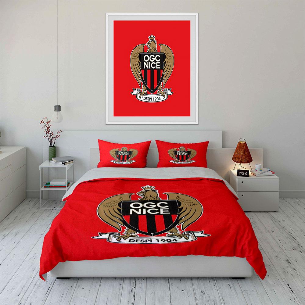 OGC Nice Crest Design Set Bedding Duvet Cover Set Duvet Cover Pillowcases (1*Duvet Cover 2*Pillowcases, without duvet insert)