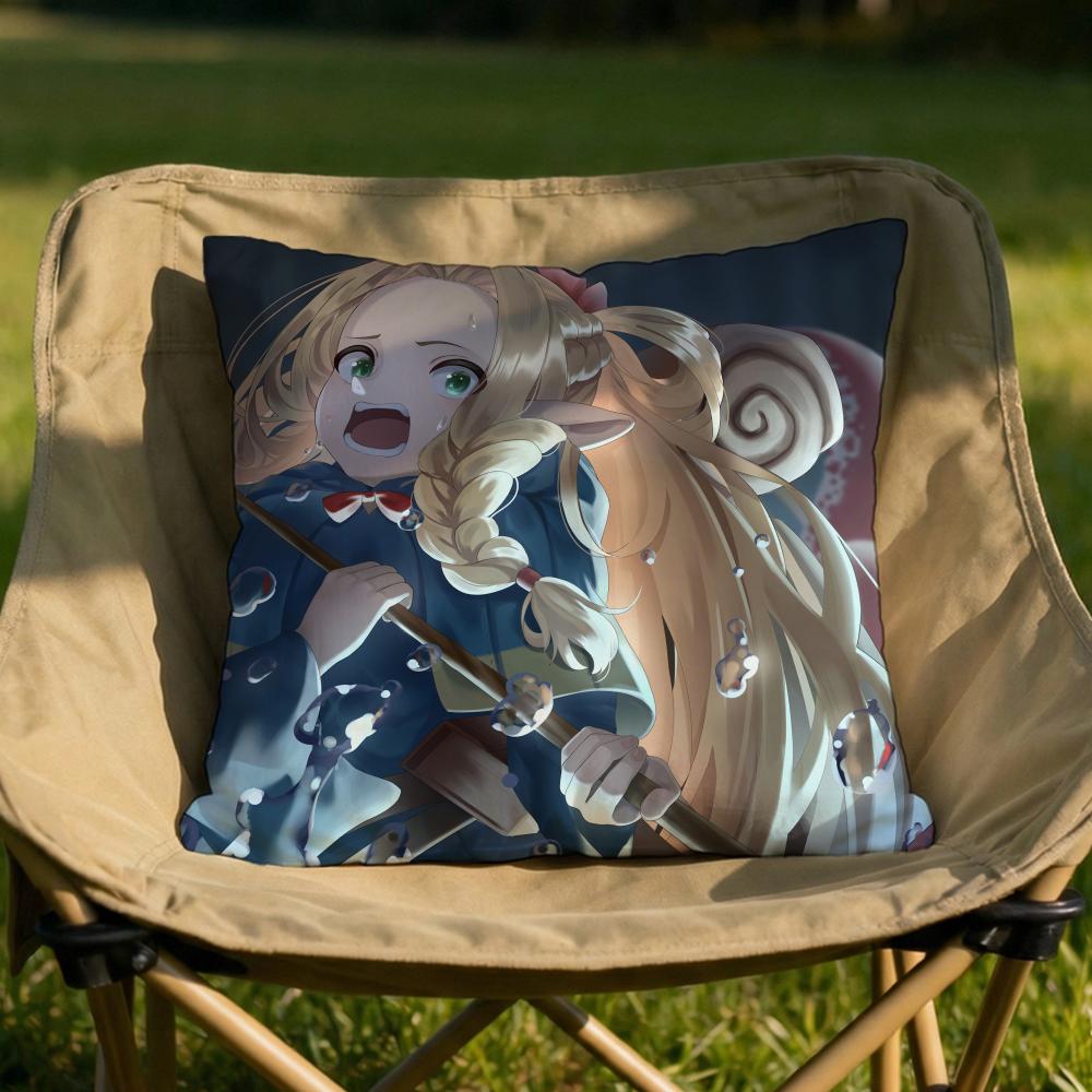 Anime MMarcille Donato Cushion Cover Soft Reversible Durable Pillow Cover MultiScene Use for Home Car Daily Comfort