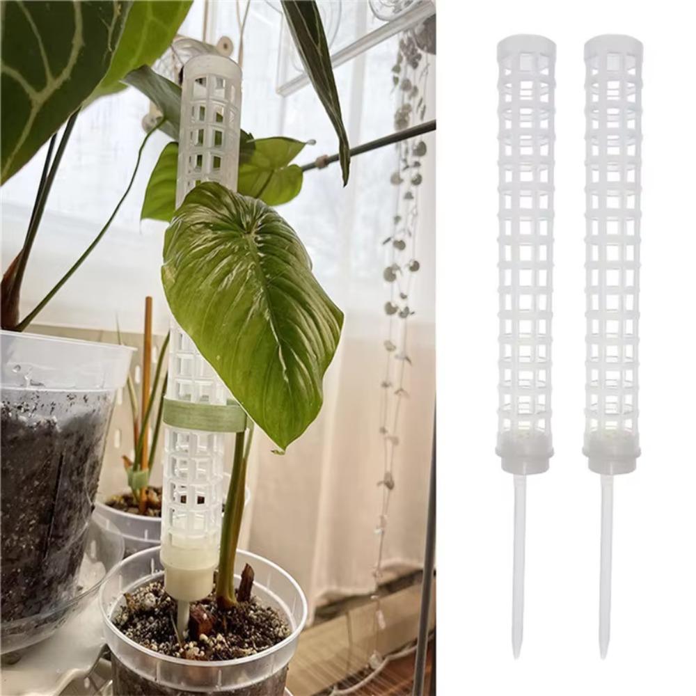 2pcs Hollow Plant Support Trellis Flower Vines Climbing Water Moss Column Pole Moss Pole Plant