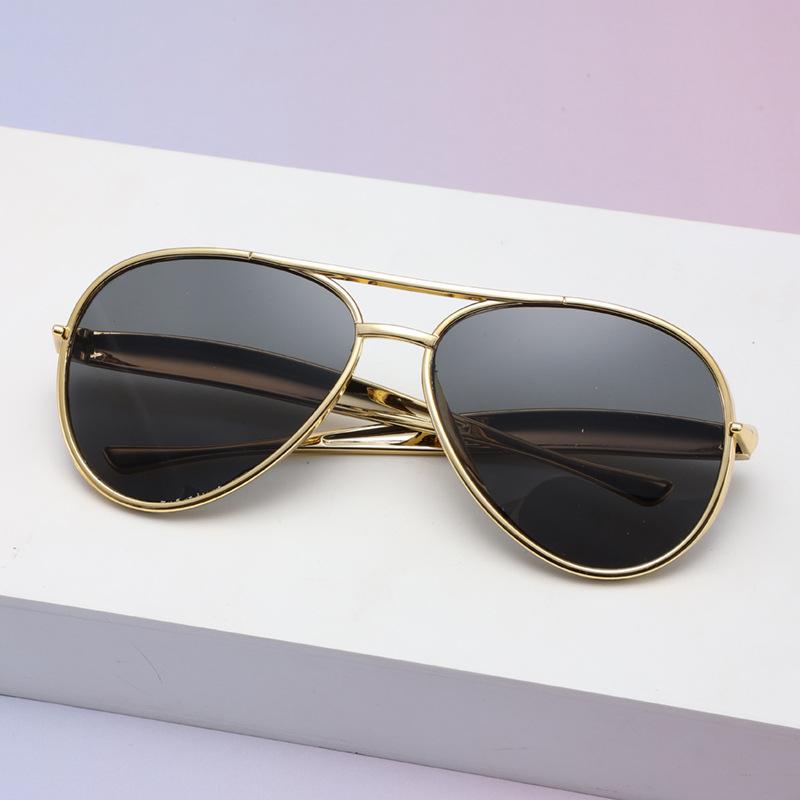 Fashion Toad Glasses Ball Party Glasses Double Beam Pc Large Frame Sunshade Glasses Men Driving Sunglasses Women