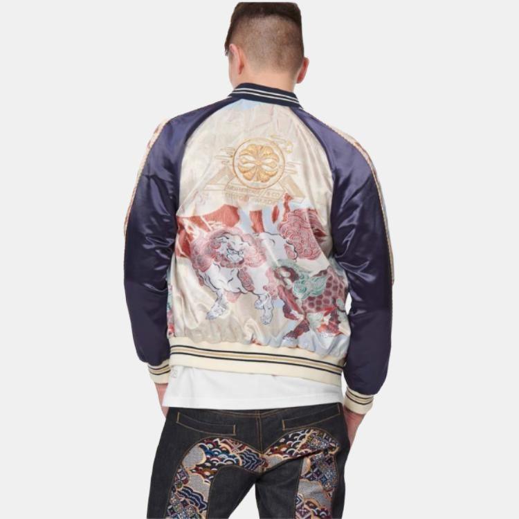 EVISU Baseball Jacket Men's Multicolor 2ESHTM2JK706XXPL