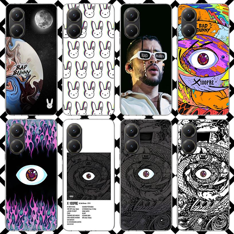 Чехол для телефона Bad Bunny X100pre для Xiaomi Poco F7 Ultra X7 X6 X5 Pro X4 Gt M8 M7 Redmi 15 15C 13 13C 12 12C Мягкий чехол Fundas Poco