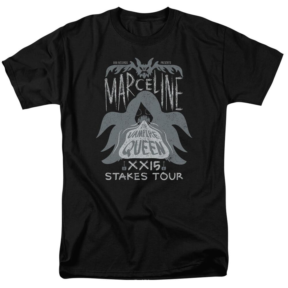 Adventure Time Marceline Concert T Shirt Mens Licensed Cartoon Merchandise Black