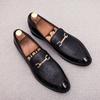 Fashion Pointed Toe Business Dress Shoes Men Loafers Leather Oxford Shoes for Men Formal Mariage Slip On Wedding Party Shoes K3
