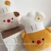 Chef Dog Cartoon Plush Sofa Pillow With Embroidery For Gift For Girls