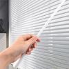 1 комплект прозрачных штанг для жалюзи 43 см с вращающимися крючками для декора окон дома и офиса, замена для вертикальных жалюзи