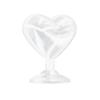 Boite Coeur en plastique sur pied 7 x 5 x 3 cm