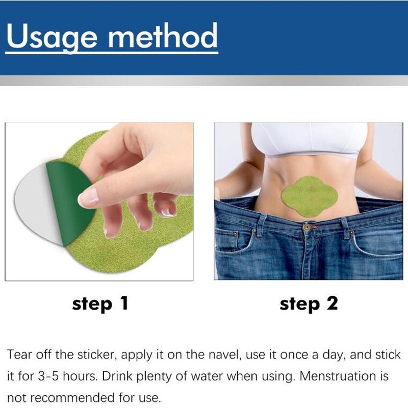 Belly Slim Warmwood Patch Weight Loss Navel Stickers