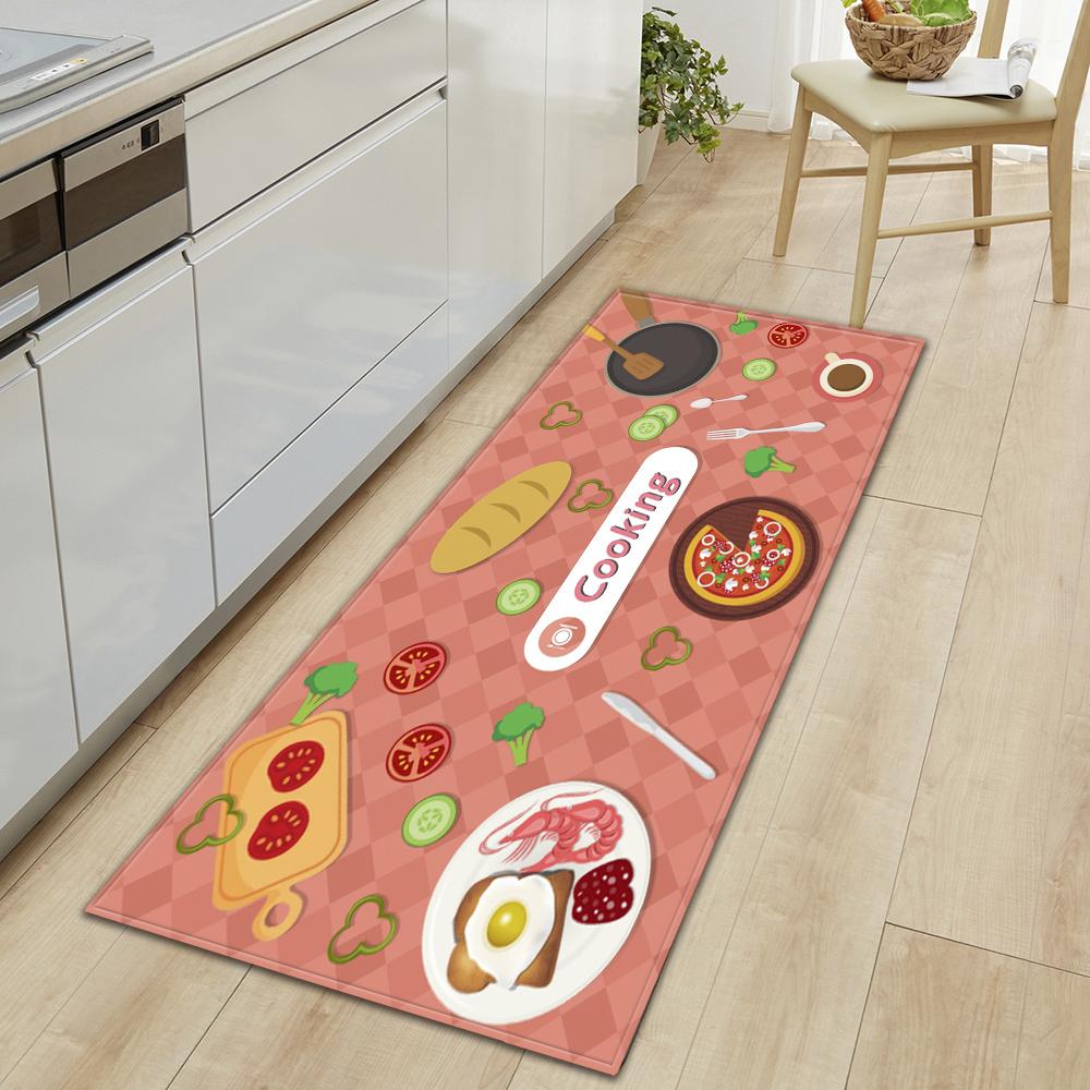 Кухонный ковер, коридор, крыльцо, дверной коврик для гостиной, детский коврик, нескользящий напольный коврик для двери ванной комнаты
