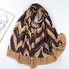 2024 Spring And Autumn Winter New Cotton And Hemp Long Thin Scarf Travel Versatile Sunscreen Warm Shawl For Women
