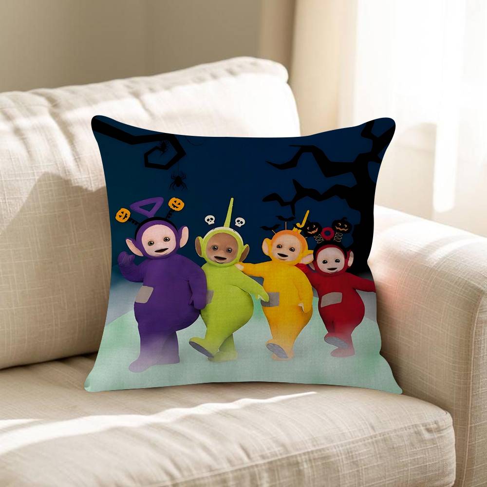 Cartoon TTeletubbies Cushion Cover Decorative Pillow Sofa Home Decor Case Pillow Cases
