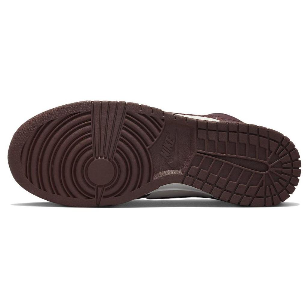 Nike Dunk High Burgundy Crush Женские кроссовки Red Sail DD1869-601