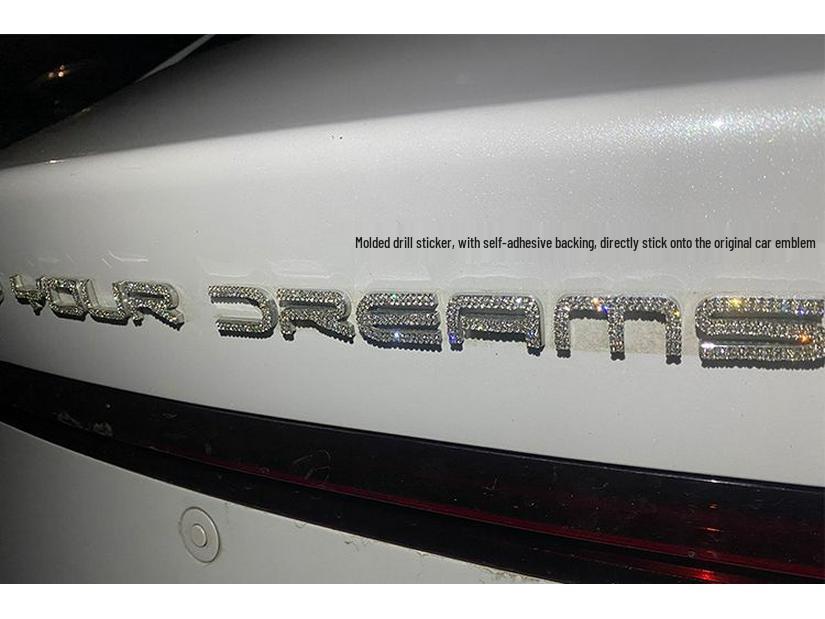 BYD Qin Yuan Dolphin Seal Знак Разрушитель Страйкер Стразы Наклейка на Автомобиль
