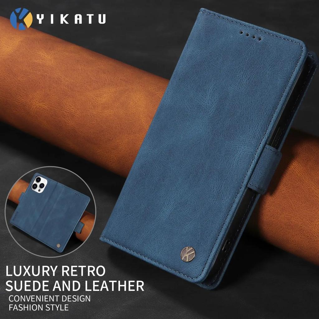 Чехол с боковой пряжкой для RedMi Note 14 Pro 13 Plus 14R 12 12R 12T 11 11T 11S Pro Plus 4G 5G Cover coque Flip Wallet Phone Covers