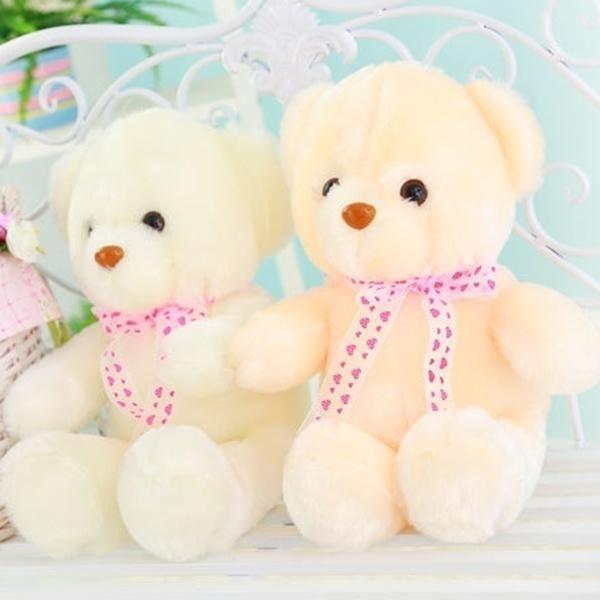 Мягкие медведи, игрушки, светодиодная вспышка, плюшевые куклы, домашний декор, детские игрушки, подарки