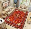 Жилая 3D-печатная комната Спальня Ванная Впитывающий коврик для пола Кухонный коврик Дверной коврик Коврик для входа