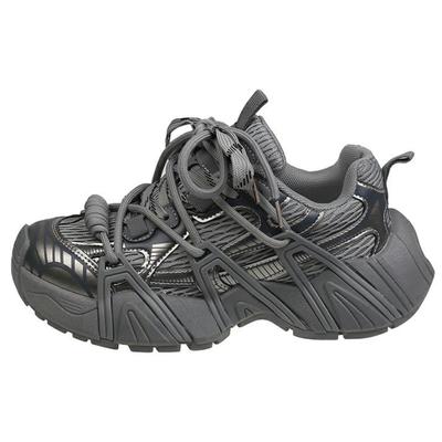 Модные женские туфли Petite 5 см с толстой подошвой, дышащие, повседневные, универсальные, спортивная обувь, новая коллекция весна-осень, дизайн бисквитного торта