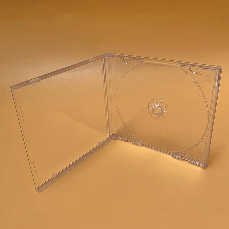 1 шт. Readstar Прозрачный пластиковый цельный футляр для диска, Футляр для CD, Утолщенная коробка для CD/DVD-диска, Коробка для диска