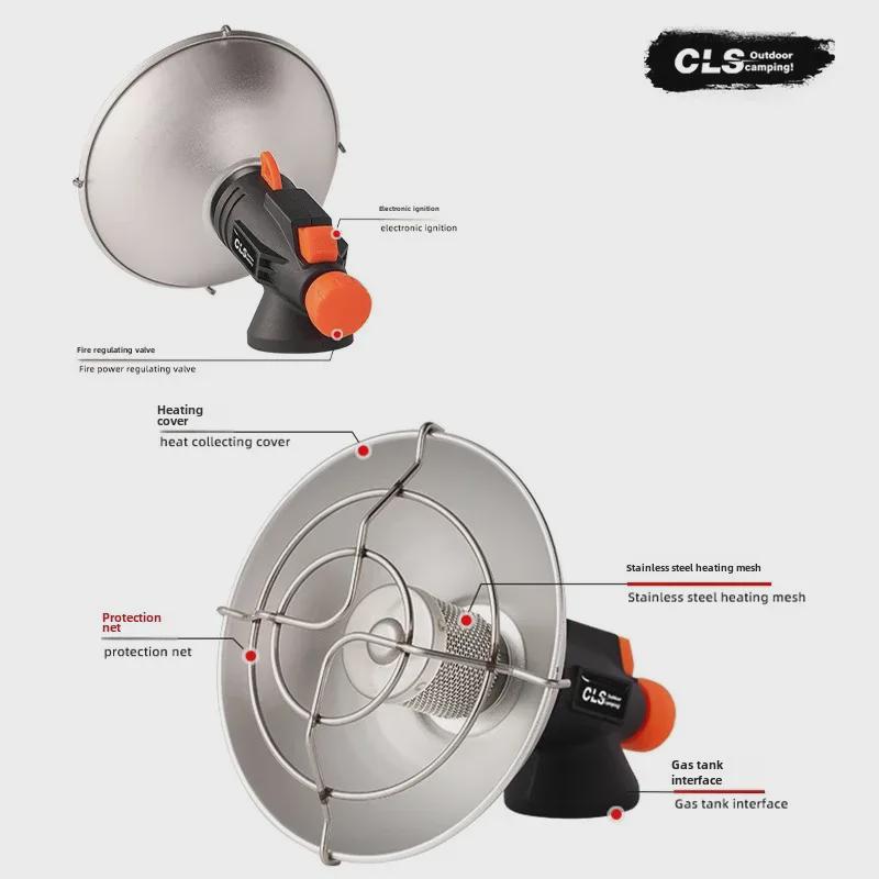 CLS Мини Портативный Газовый Обогреватель Для Кемпинга И Рыбалки
